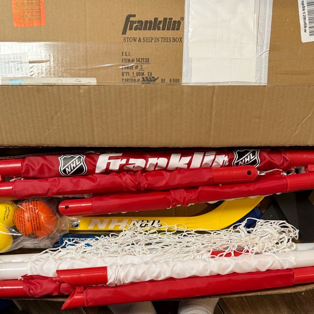 Franklin NHL 2 Goal Hockey Set